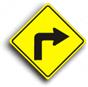 Left Turn Arrow sign W1-1LRA - image 1